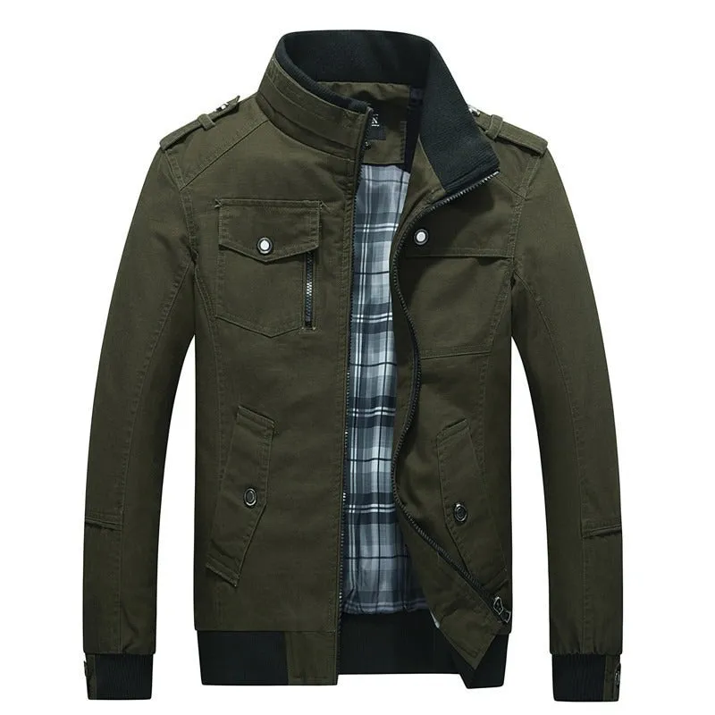 Men's Casual Windbreaker Jacket Coat