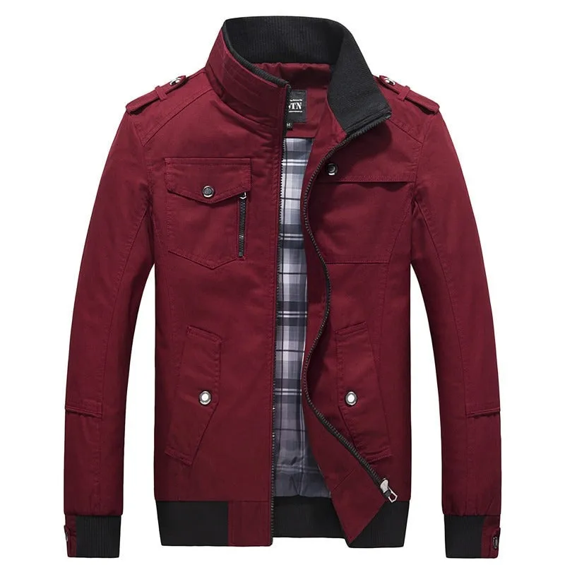 Men's Casual Windbreaker Jacket Coat