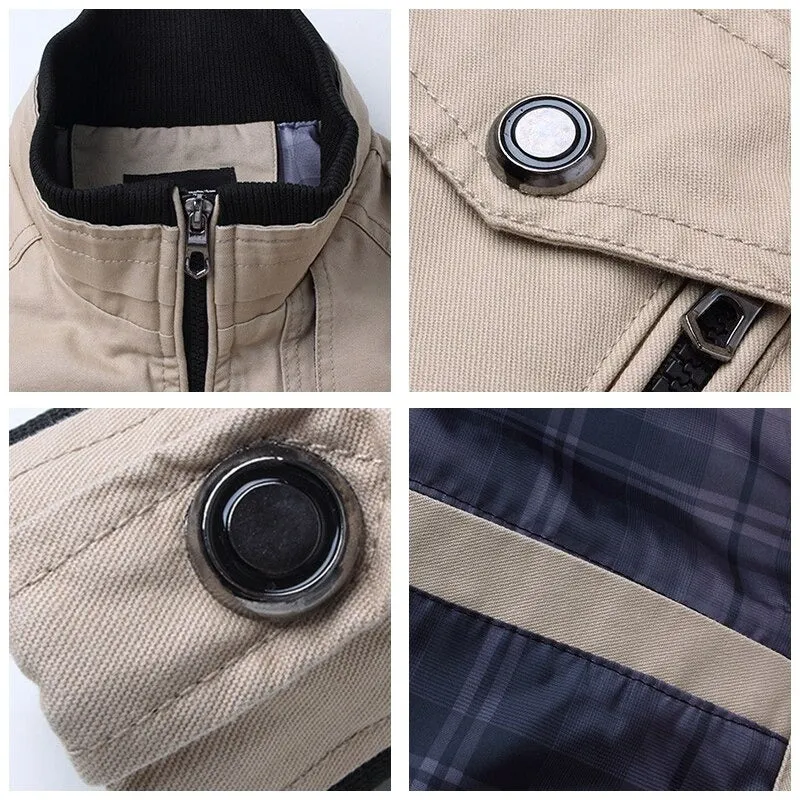 Men's Casual Windbreaker Jacket Coat