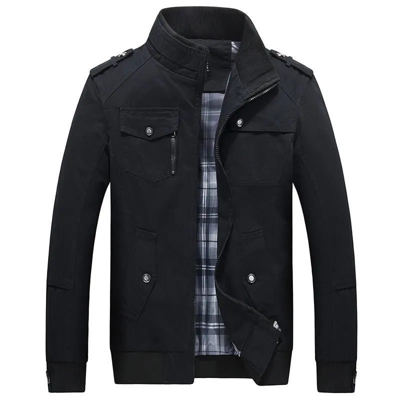 Men's Casual Windbreaker Jacket Coat