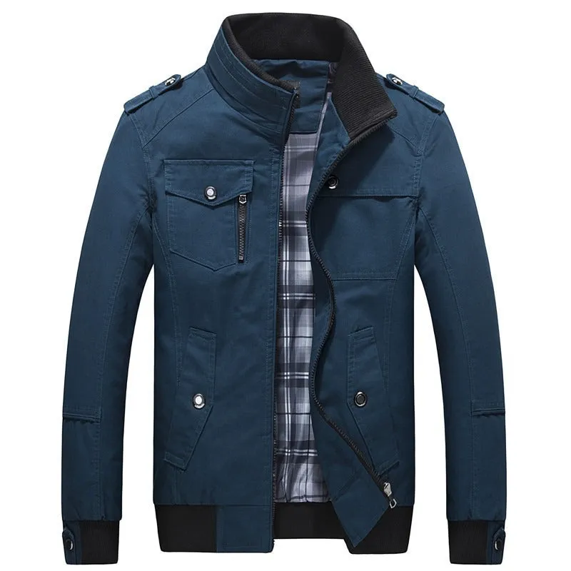 Men's Casual Windbreaker Jacket Coat
