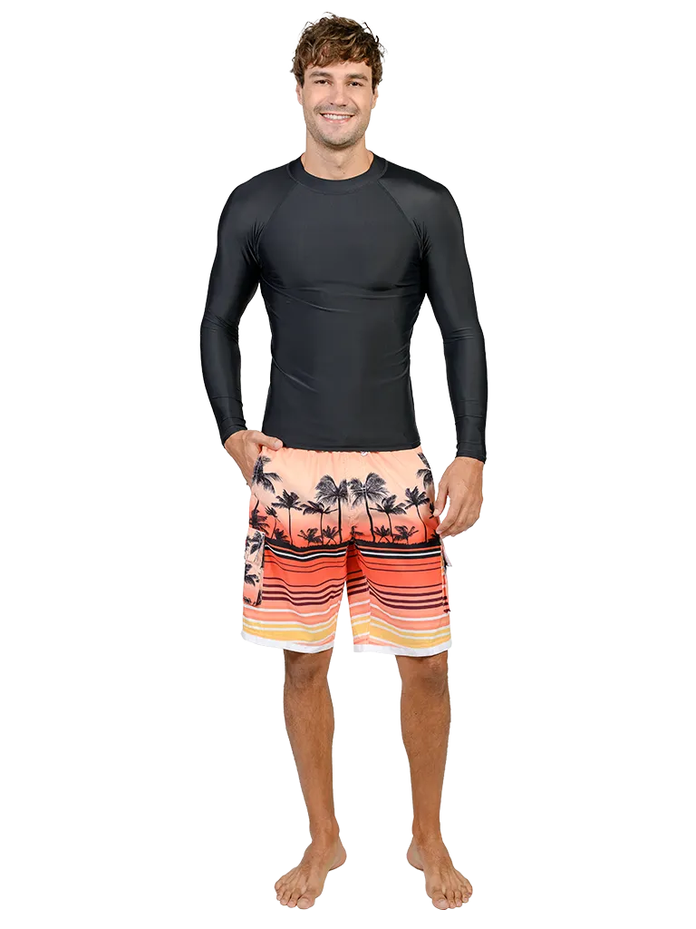 Mens Long sleeve rash guards