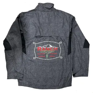 Men's Ranch Clothing Windbreaker Embroidered Zipped Coat