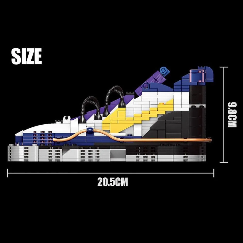 MOC NON  Sport Basketball Shoes Building Blocks Sneakers Models Pen Container DIY Mini Bricks Pencil-Box toys  Boy Stationery