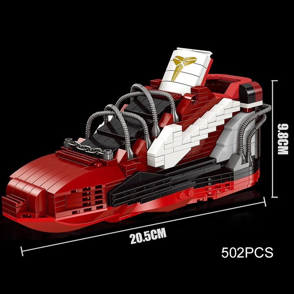 MOC NON  Sport Basketball Shoes Building Blocks Sneakers Models Pen Container DIY Mini Bricks Pencil-Box toys  Boy Stationery