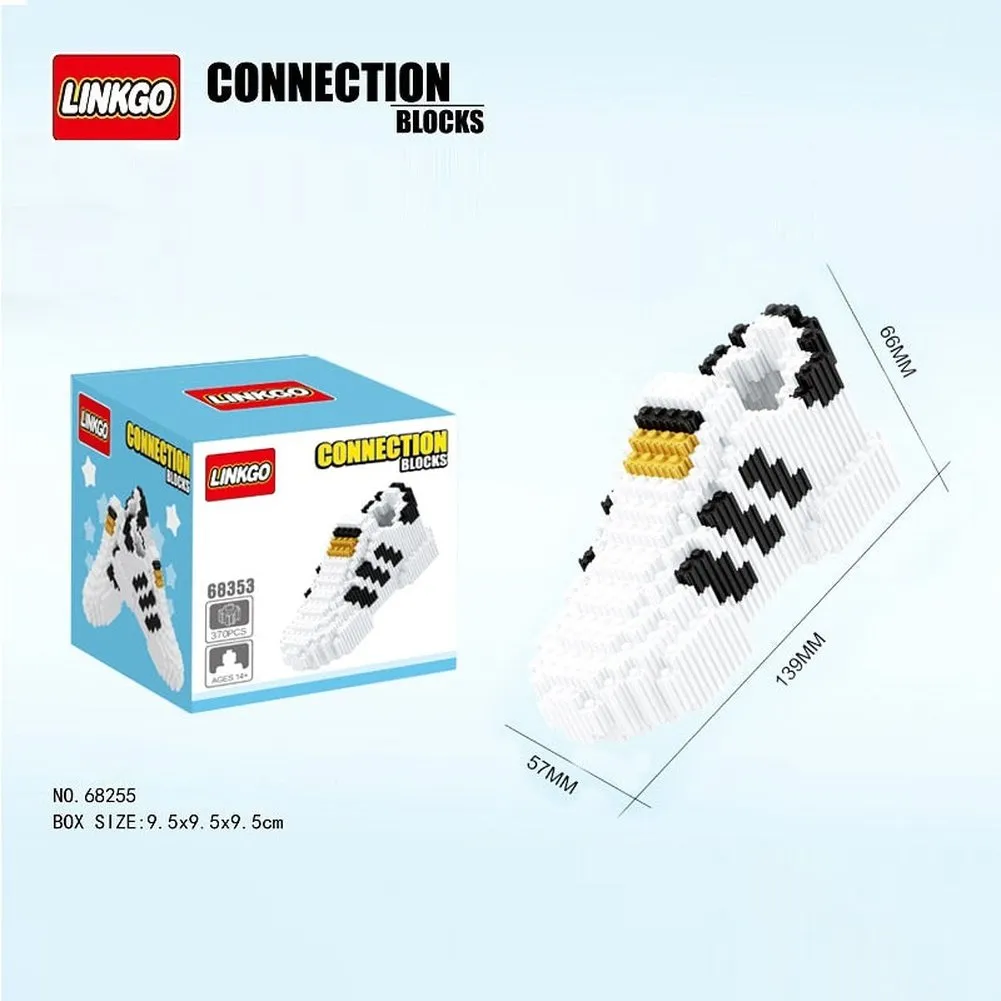 MOC NON  Sport Basketball Shoes Building Blocks Sneakers Models Pen Container DIY Mini Bricks Pencil-Box toys  Boy Stationery