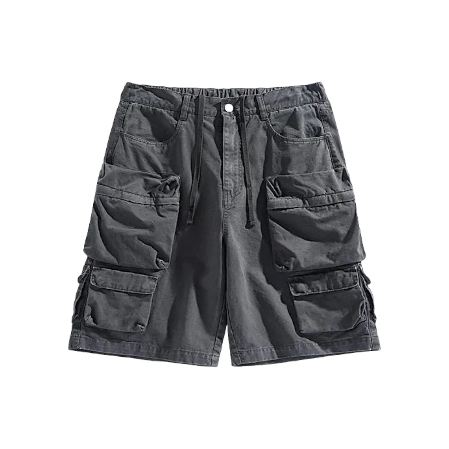 Multi cargo pocket twill short