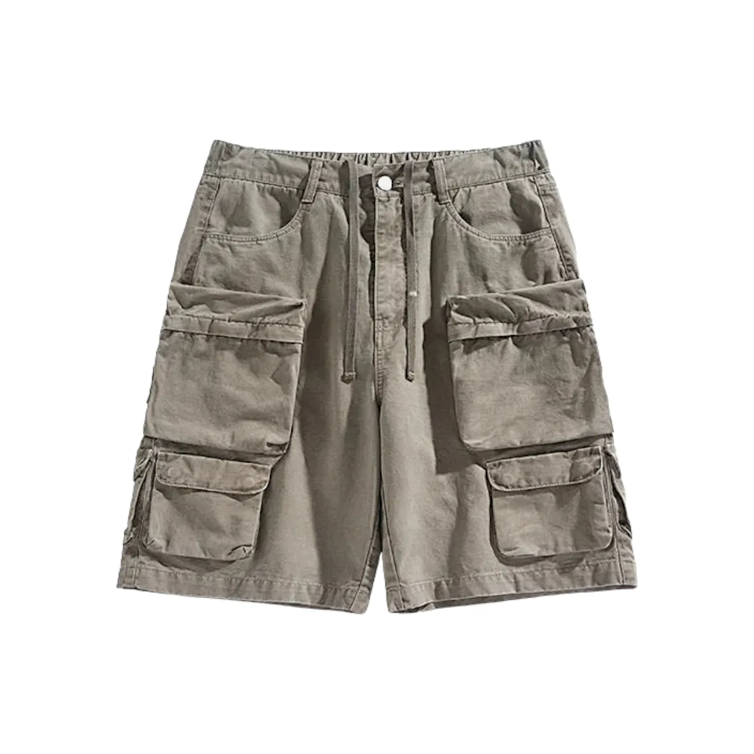 Multi cargo pocket twill short