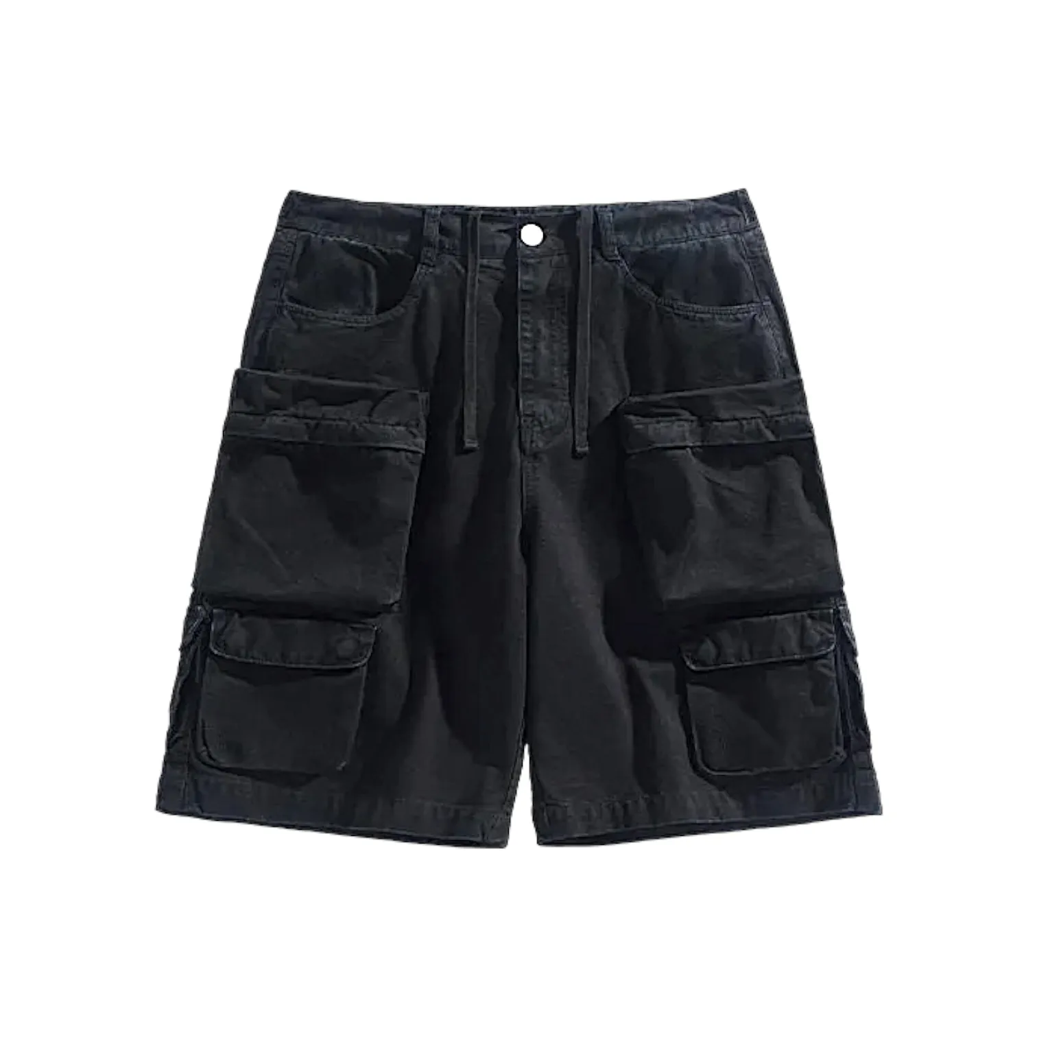 Multi cargo pocket twill short