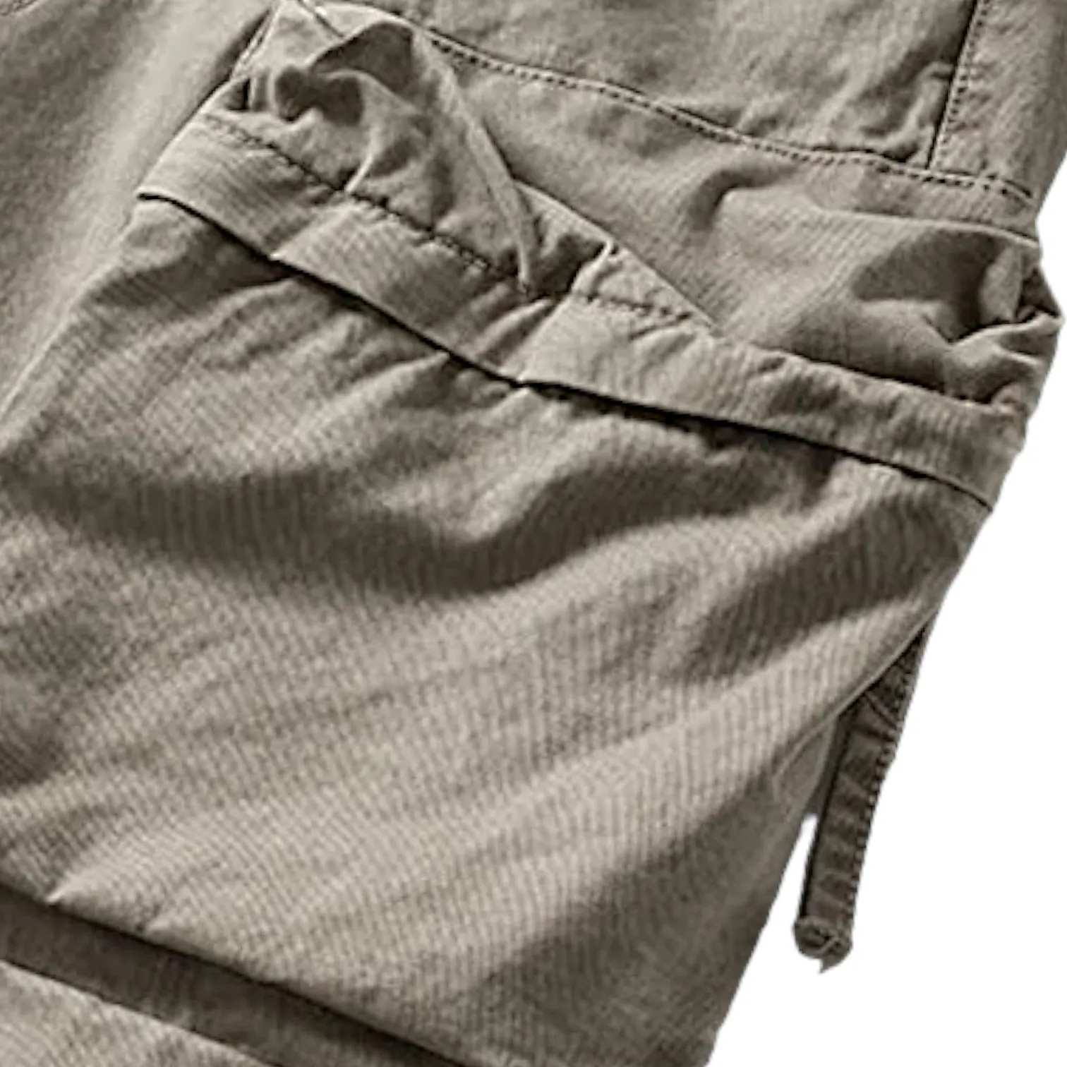 Multi cargo pocket twill short