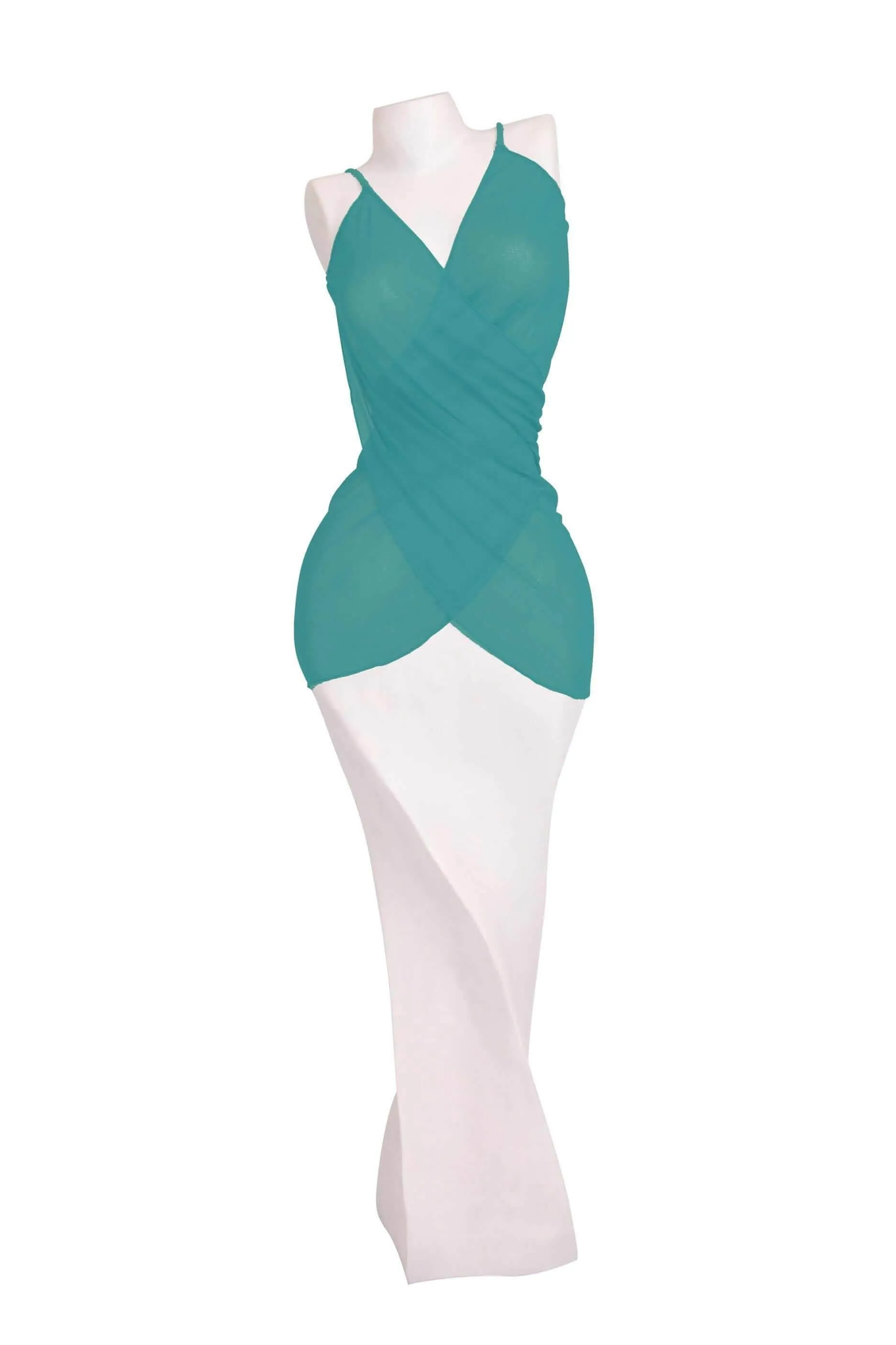 Multi-Function Piscina Mesh Sarong Dress Skirt Cover-Up by Thaikila