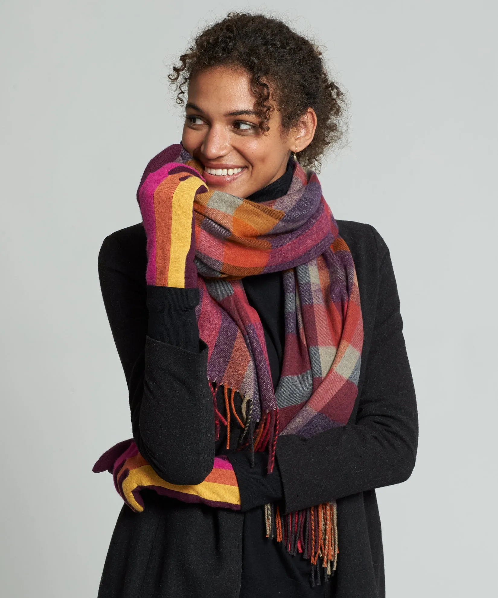 Multicolor Plaid Muffler