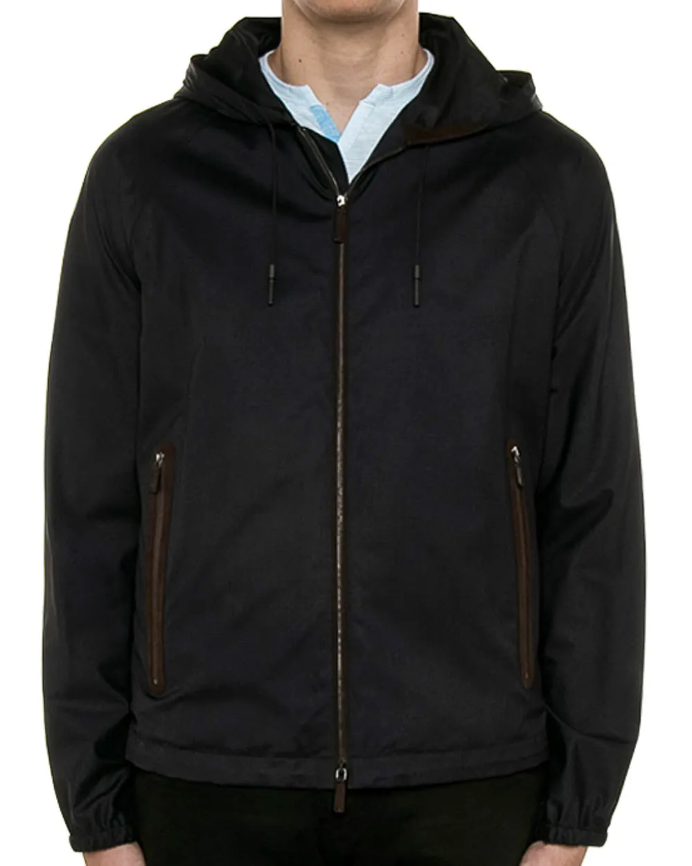 Navy Hooded Traveler Jacket