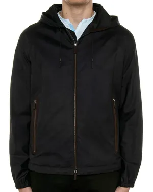 Navy Hooded Traveler Jacket