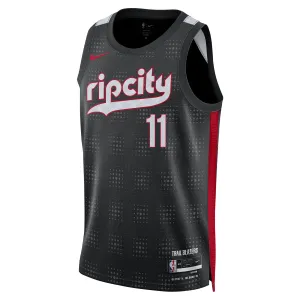 Nike Bryce McGowens NBA Swingman Peak Plaid 24-25 City Edition Jersey