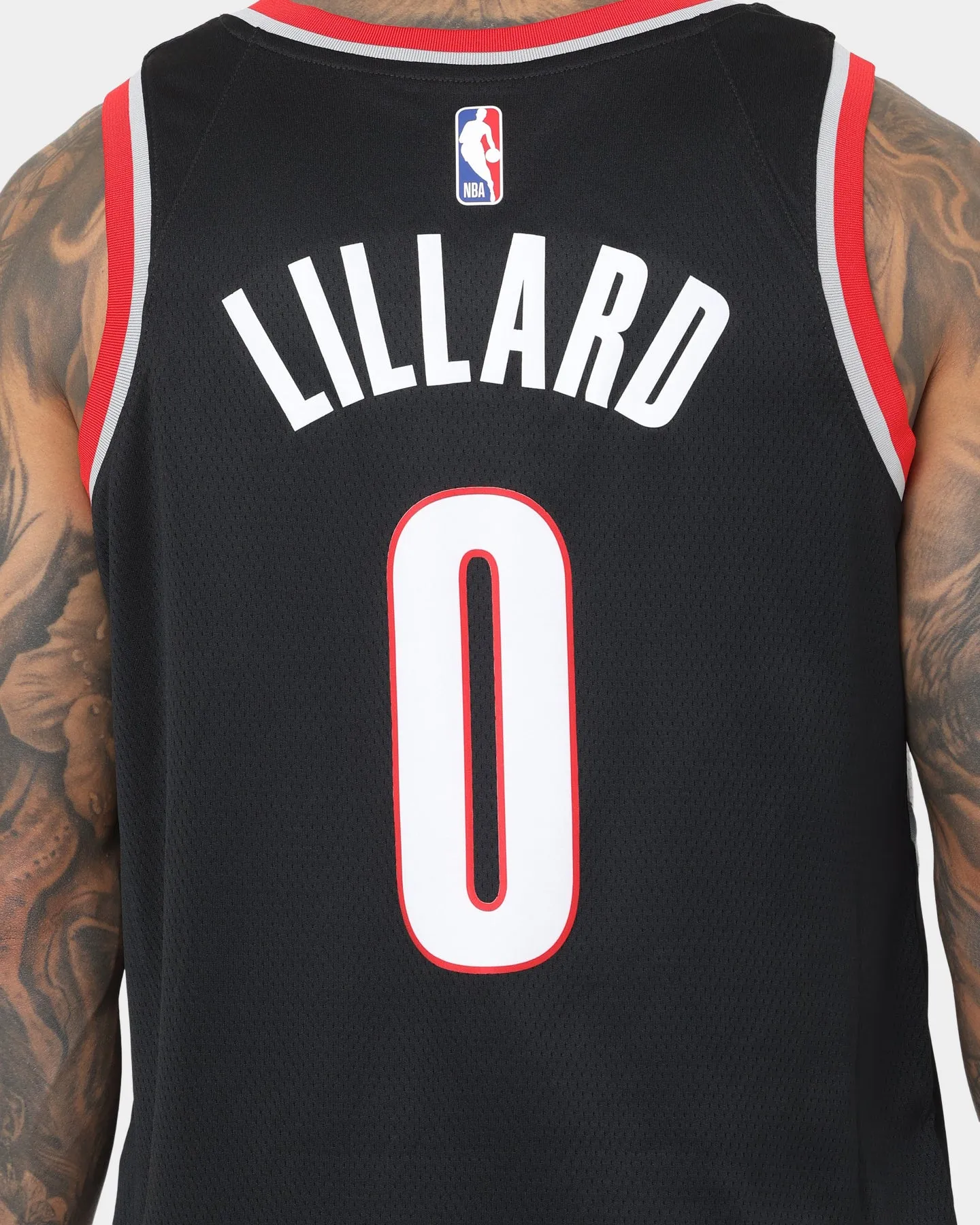 Nike Portland Trail Blazers Damian Lillard #0 Icon Swingman Jersey Black
