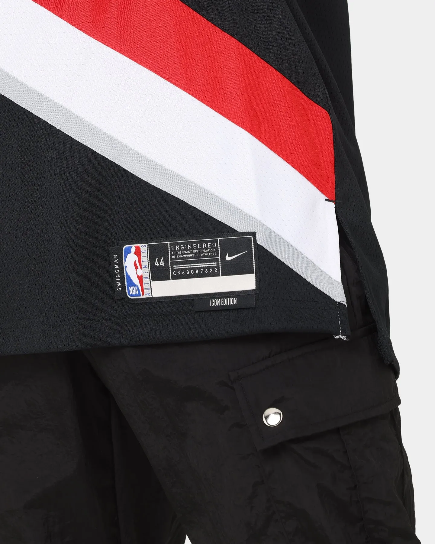 Nike Portland Trail Blazers Damian Lillard #0 Icon Swingman Jersey Black