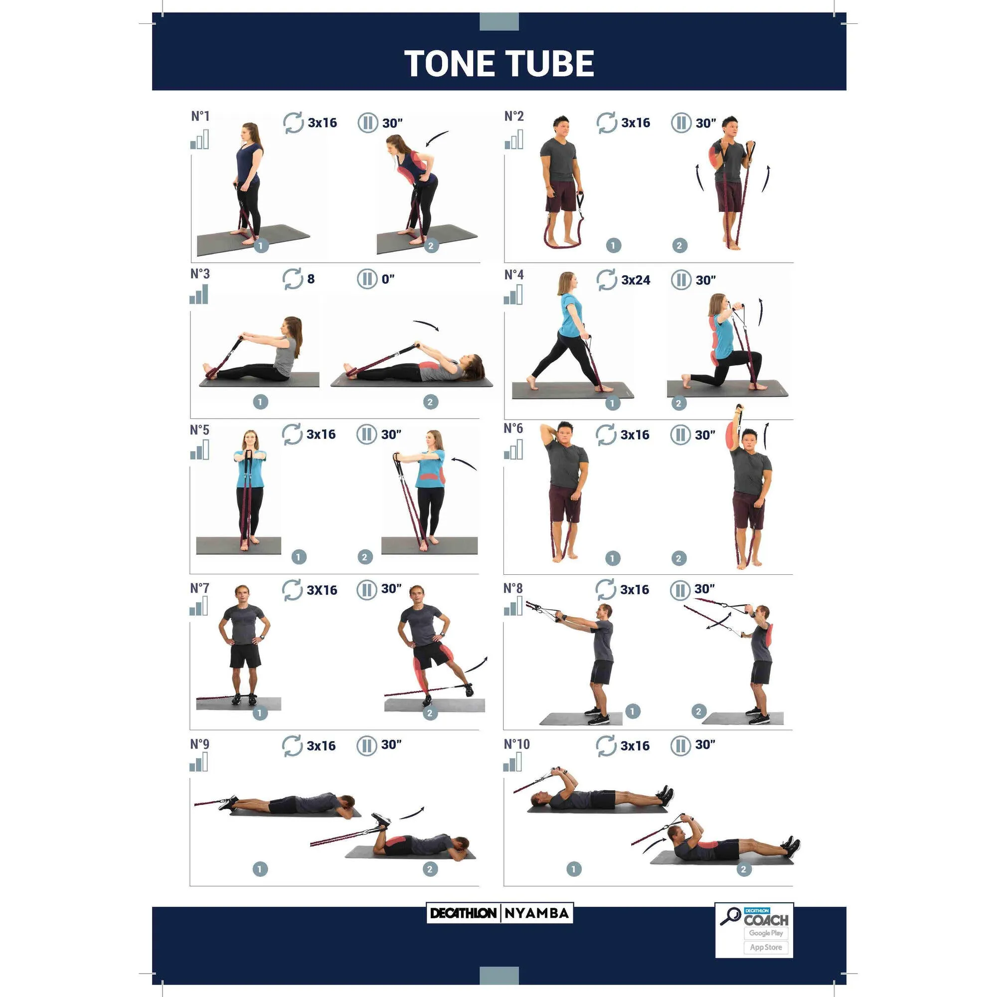 Nyamba Tonetube Resistance Band 5 lbs