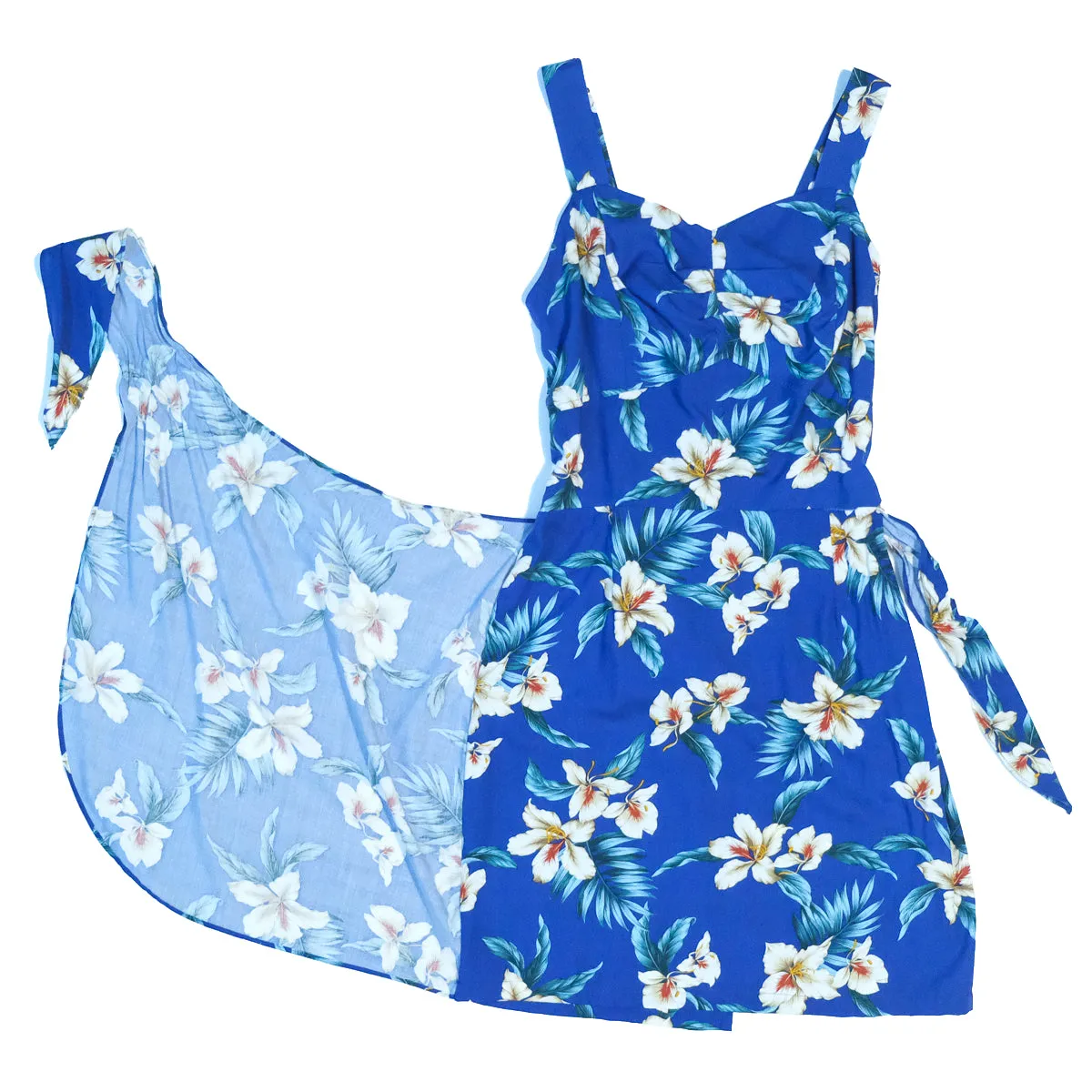 Okika (Sarong Dress) - Blue