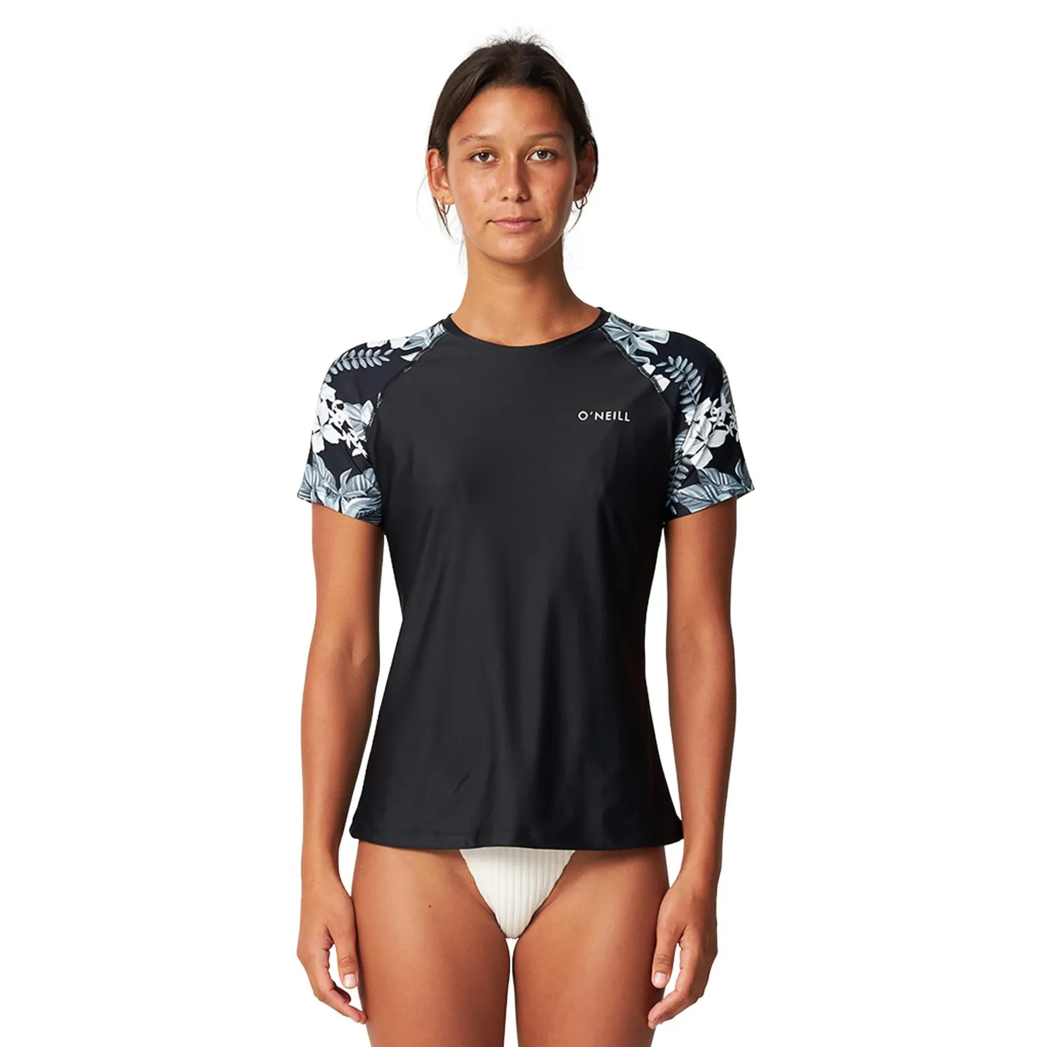 O'Neill Women's Salina Solids UV Short Sleeve Rash Tee