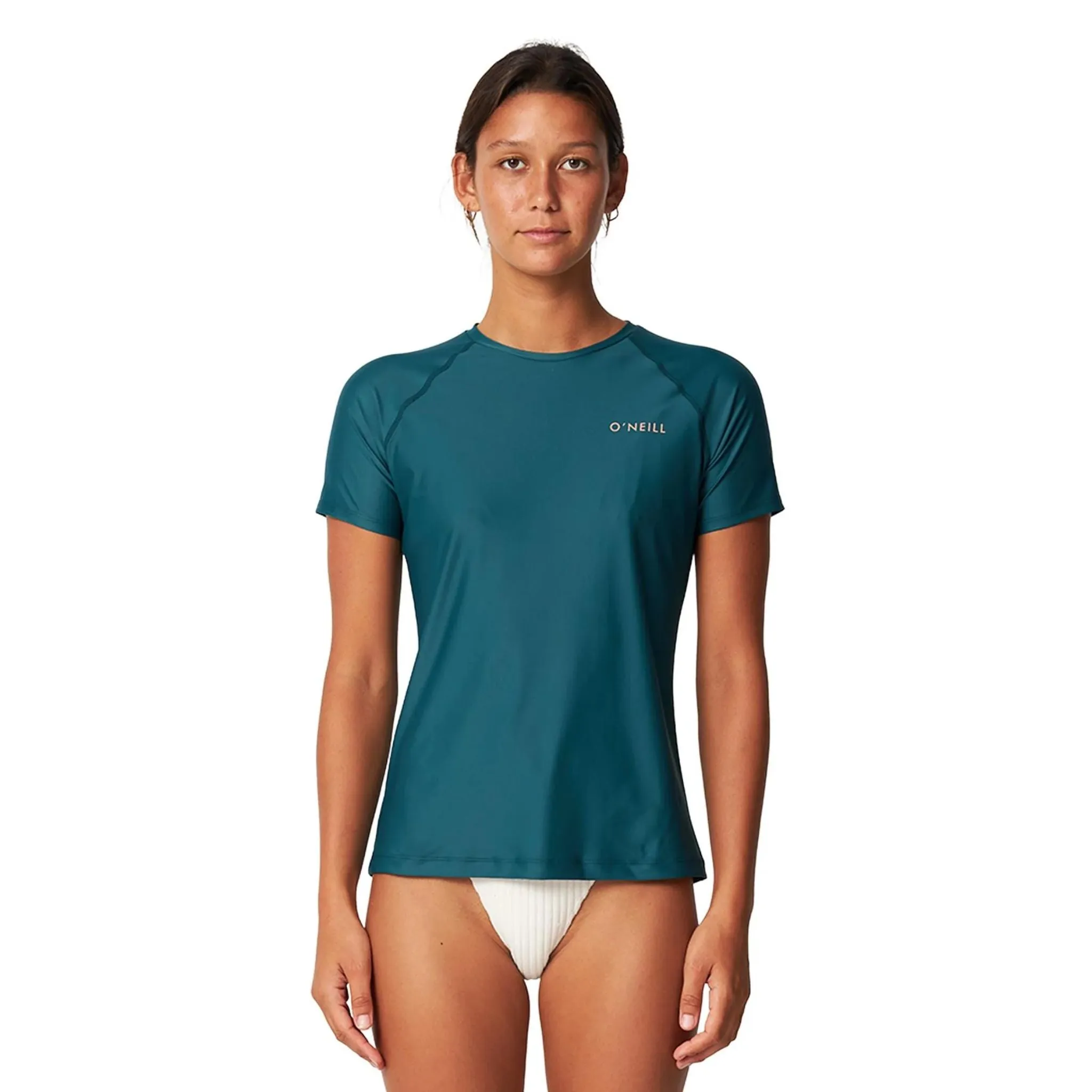 O'Neill Women's Salina Solids UV Short Sleeve Rash Tee