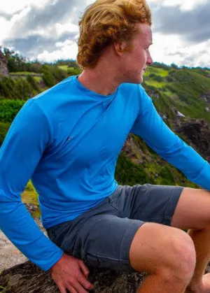 O'Neill youth rash top - bright blue long