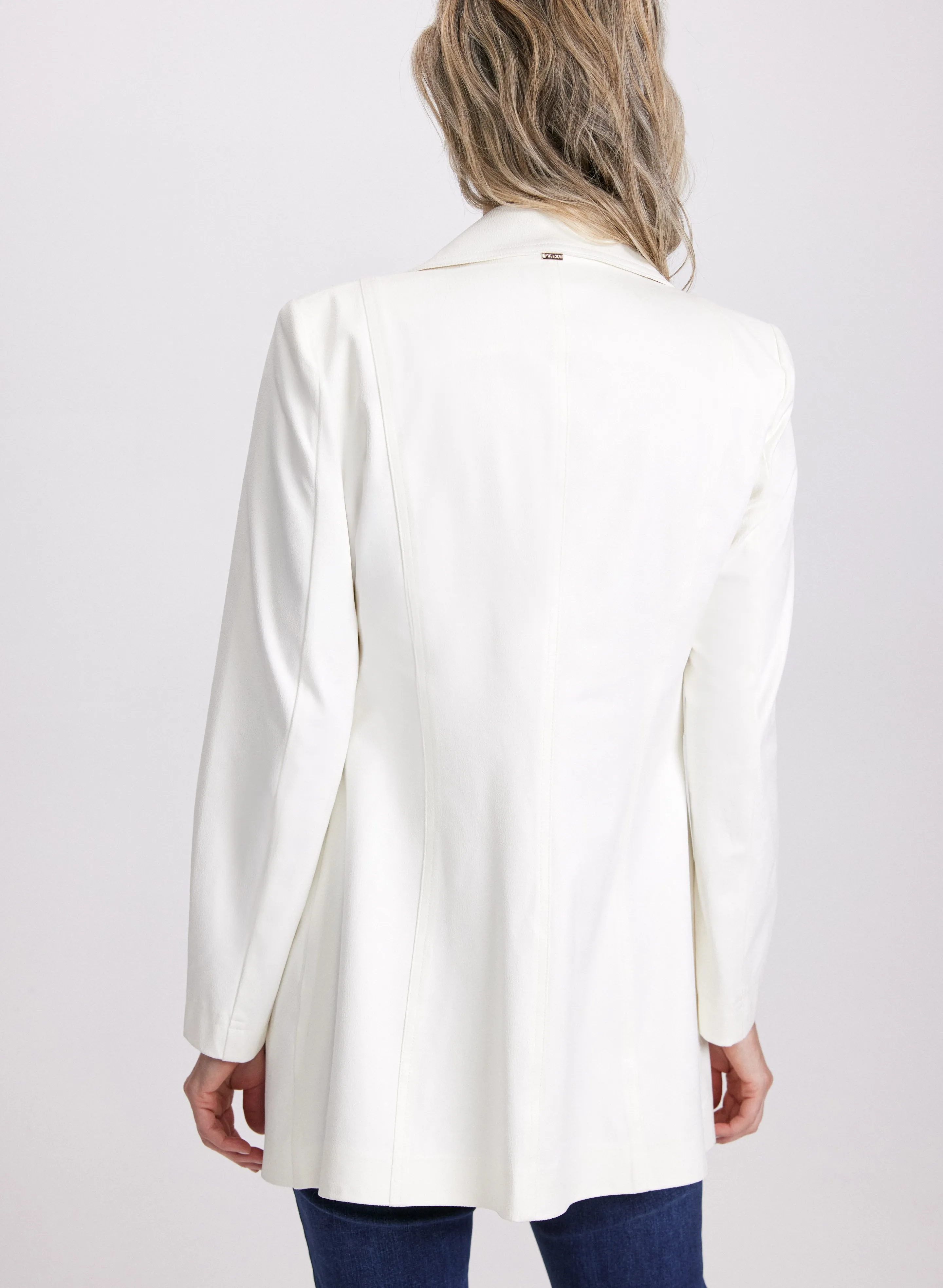 Open-Front Redingote Jacket
