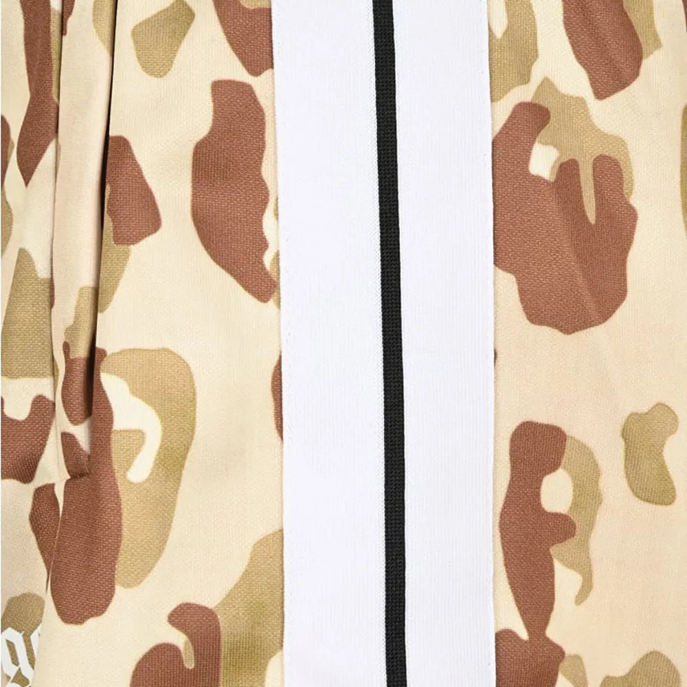 Palm Angels Men's Polyester Camouflage Track Shorts Green