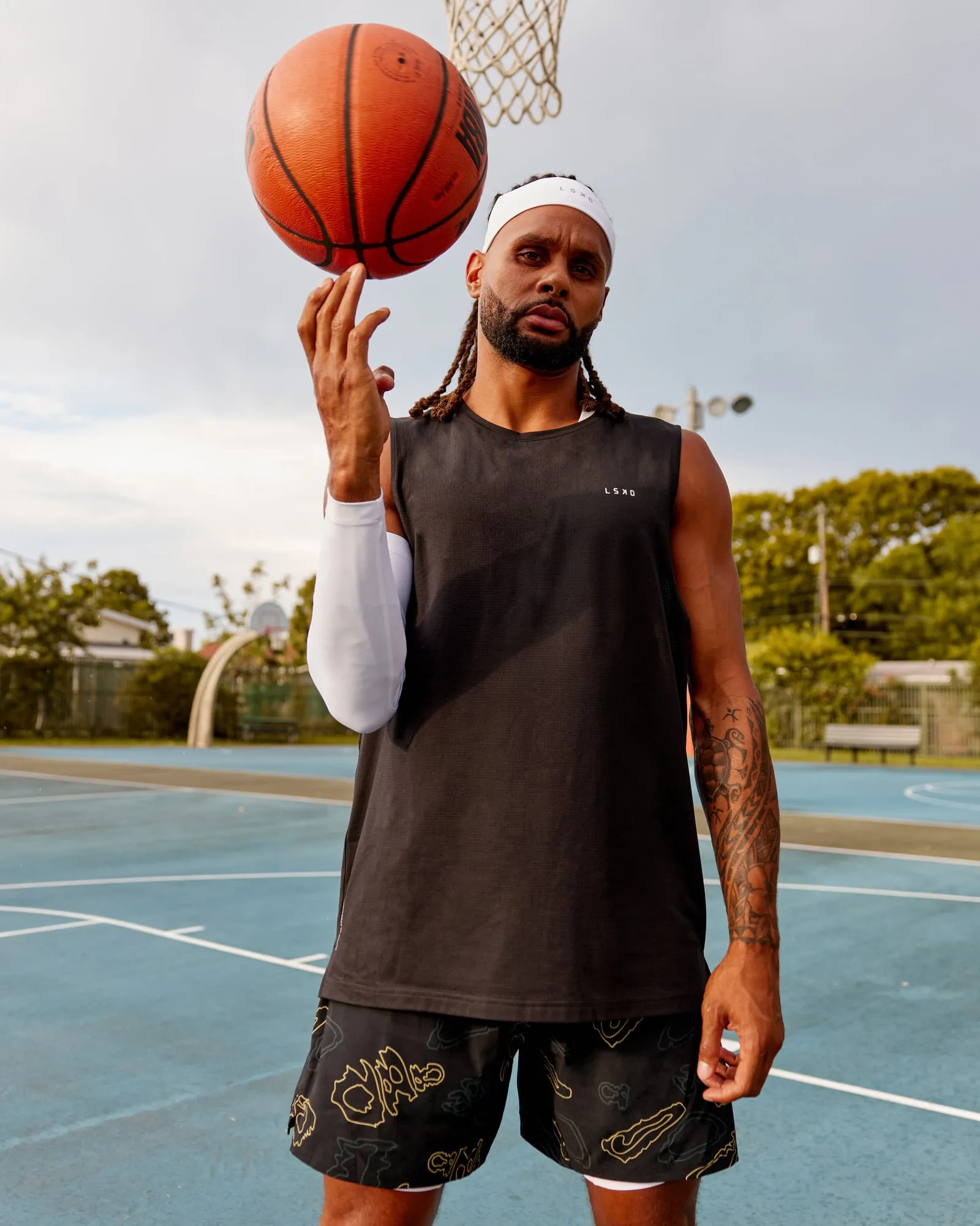 Patty Mills Perform VapourFLX Muscle Tank - Black Reflective