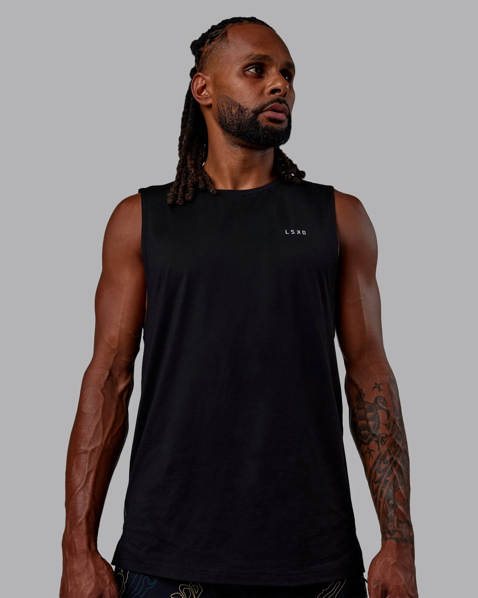 Patty Mills Perform VapourFLX Muscle Tank - Black Reflective