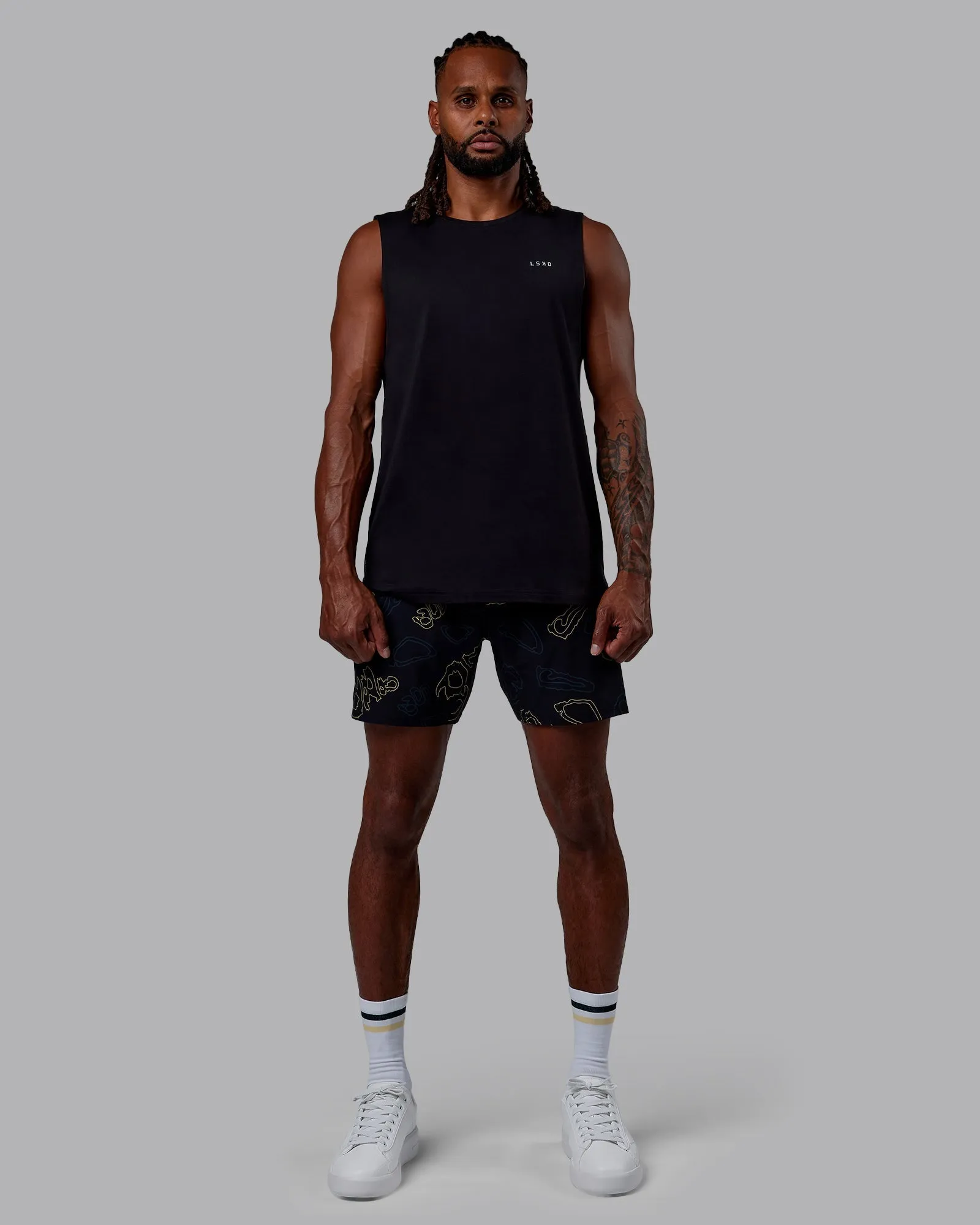 Patty Mills Perform VapourFLX Muscle Tank - Black Reflective