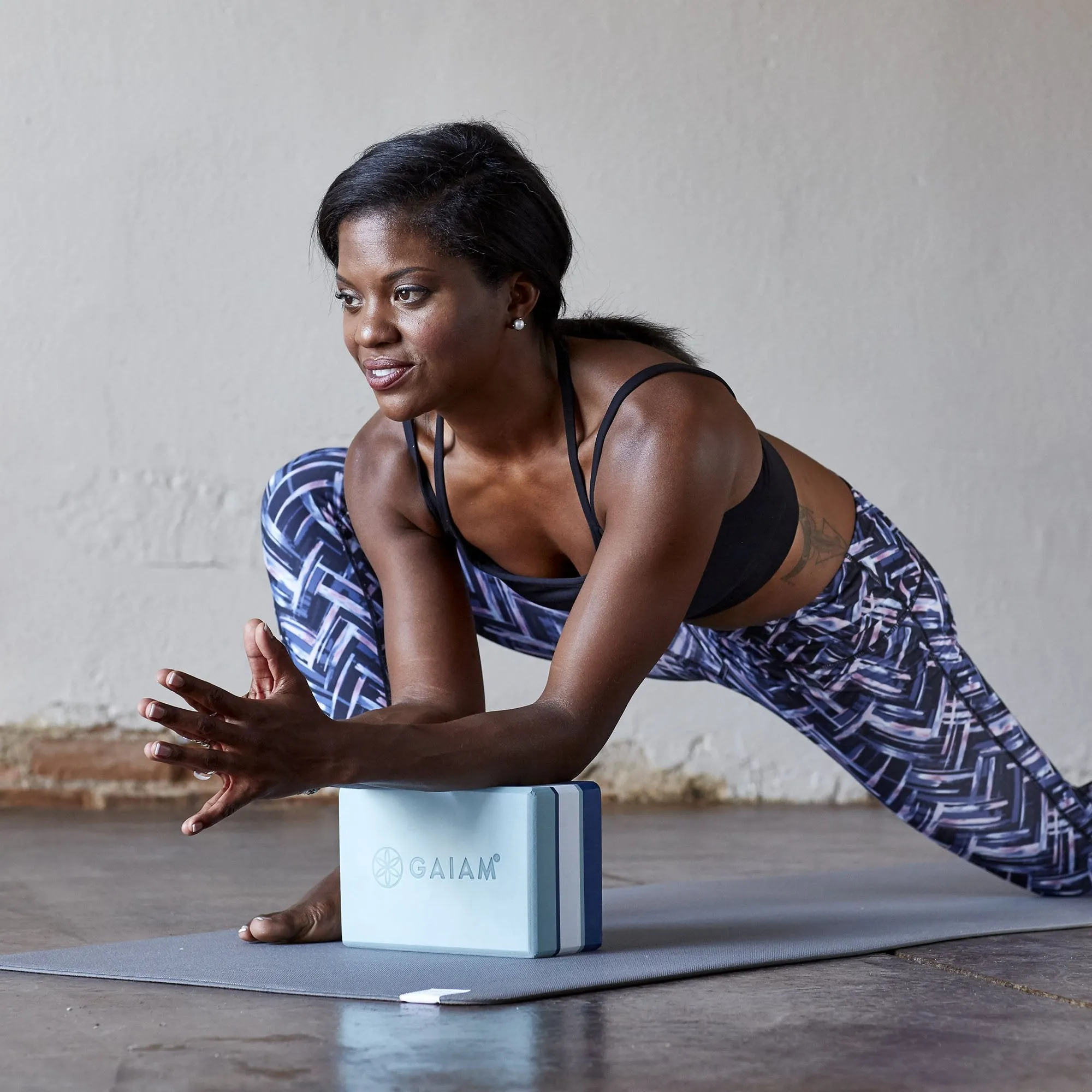 Premium Tri-Color Yoga Block