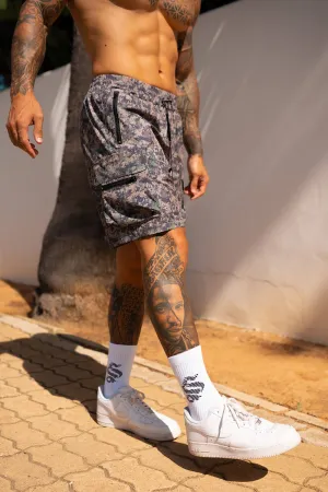 Raptor Cargo Shorts - Digital Camo