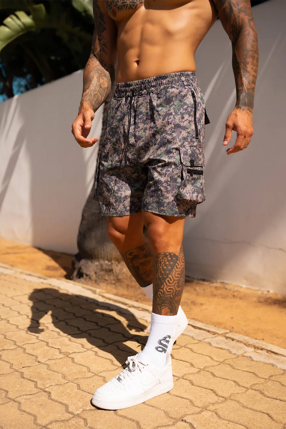 Raptor Cargo Shorts - Digital Camo