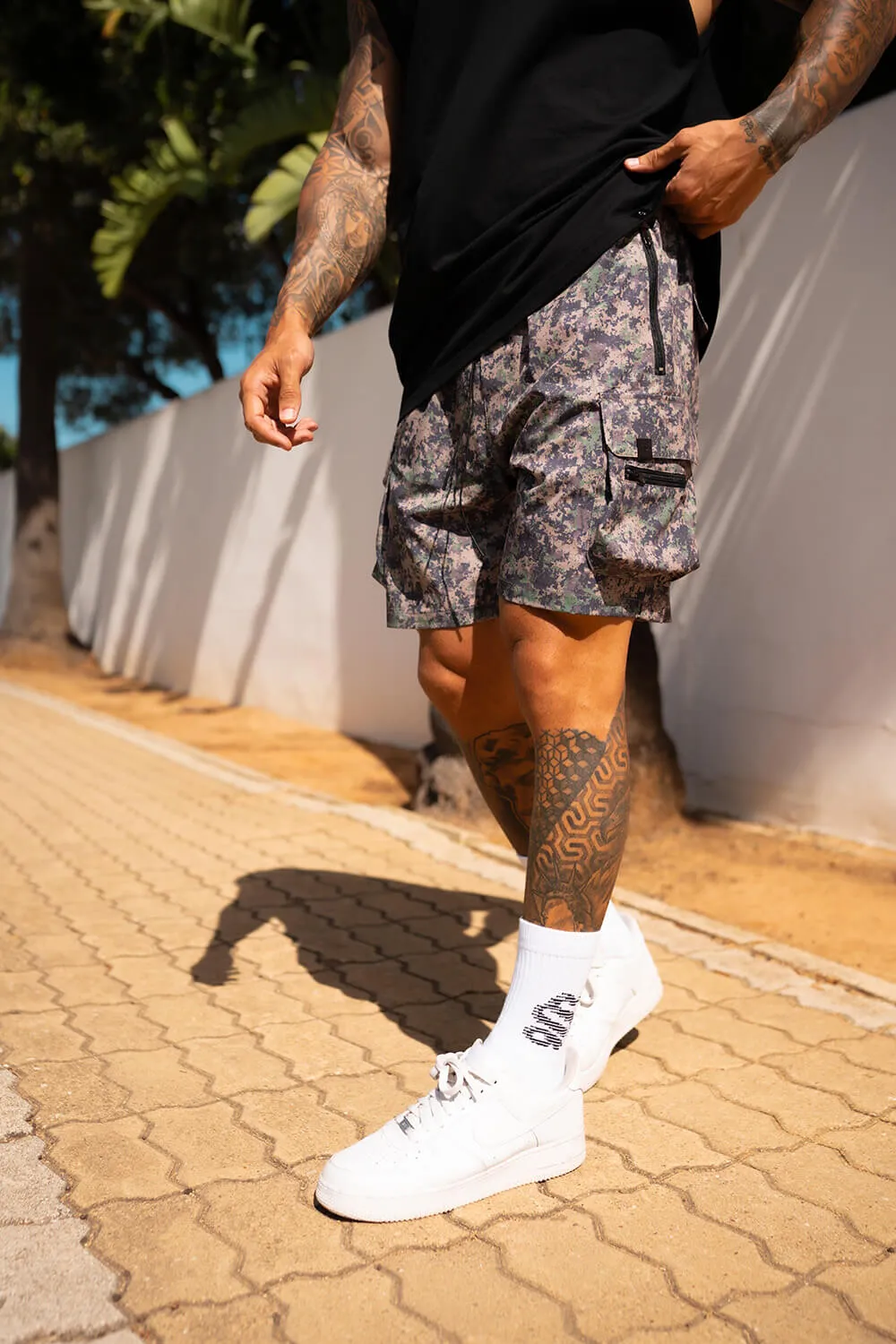 Raptor Cargo Shorts - Digital Camo