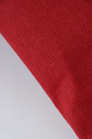Red Double Sided Cotton Twill