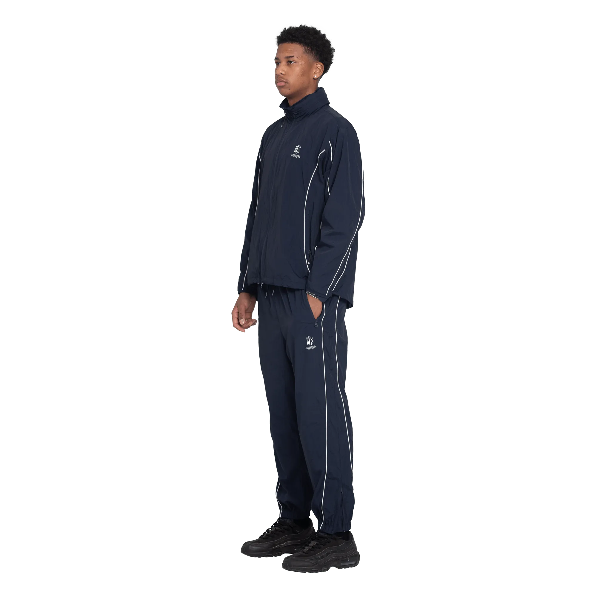 Retro Windbreaker - Navy