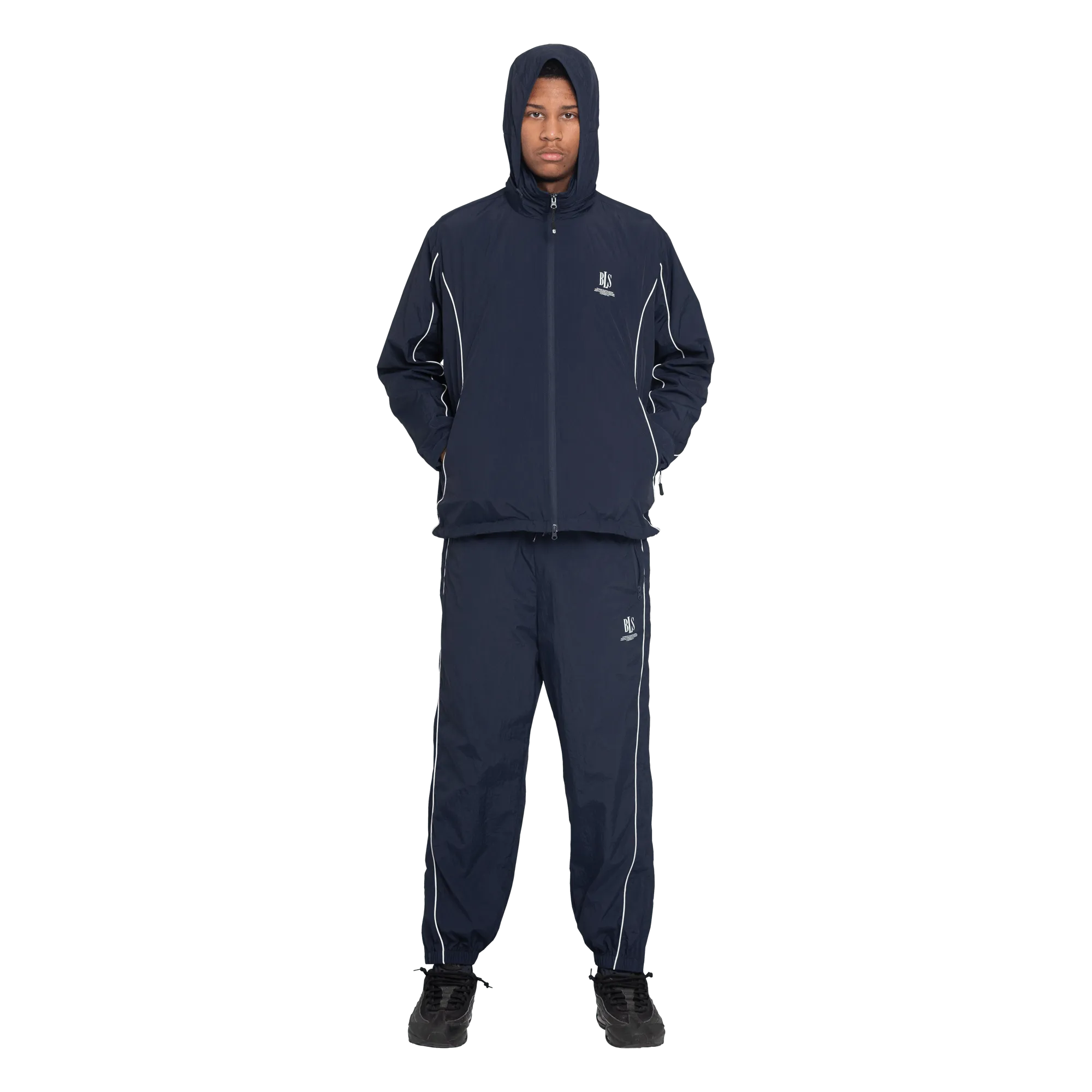 Retro Windbreaker - Navy