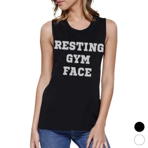 RGF Womens Cute Gym Tank Top Muscle Shirt Cute Workout Lovers Gifts
