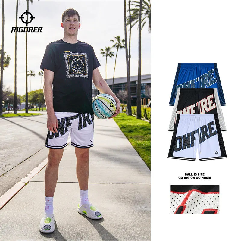 Rigorer Austin Reaves Same Style Basketball Polyester Shorts [Z123211606]