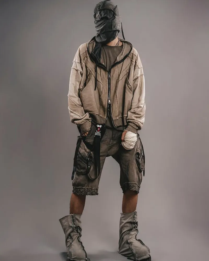 Ripped Cargo Shorts