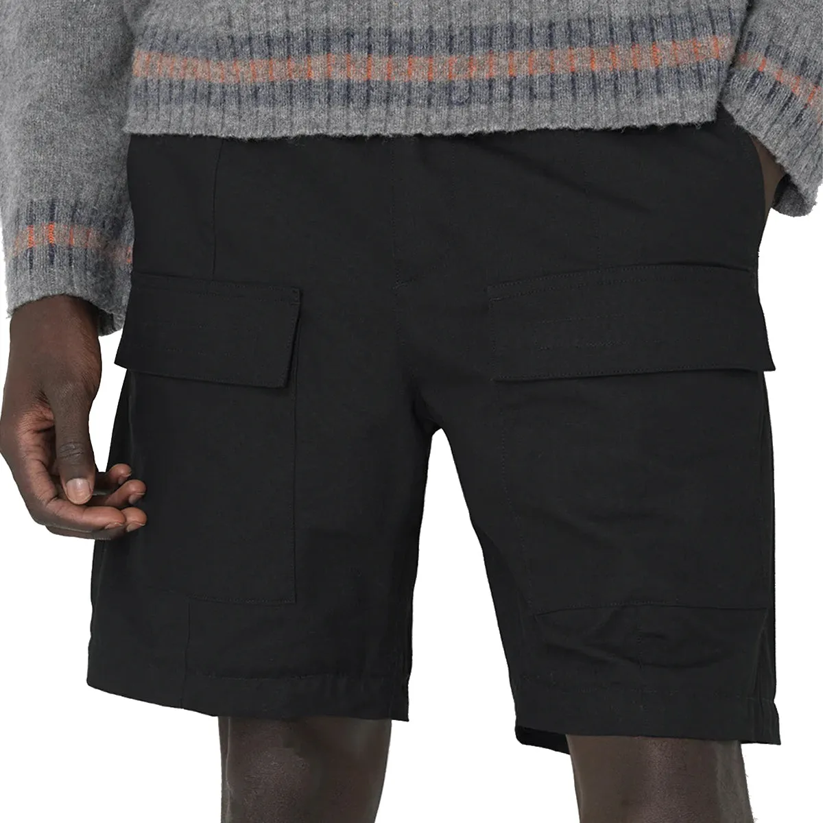 Ripstop Zip Cargo Pant 'Black'