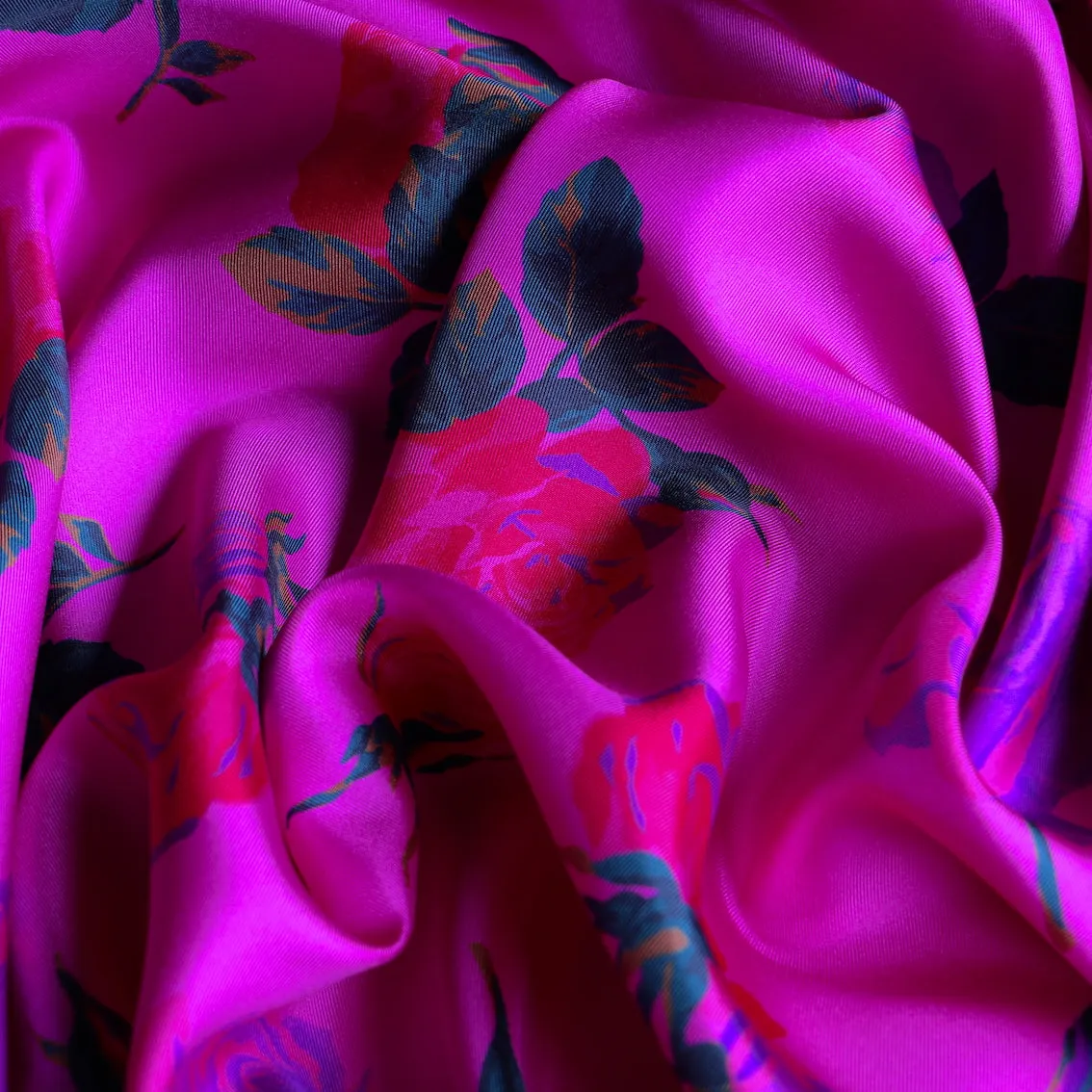 Roseto Fuchsia - Silk Twill