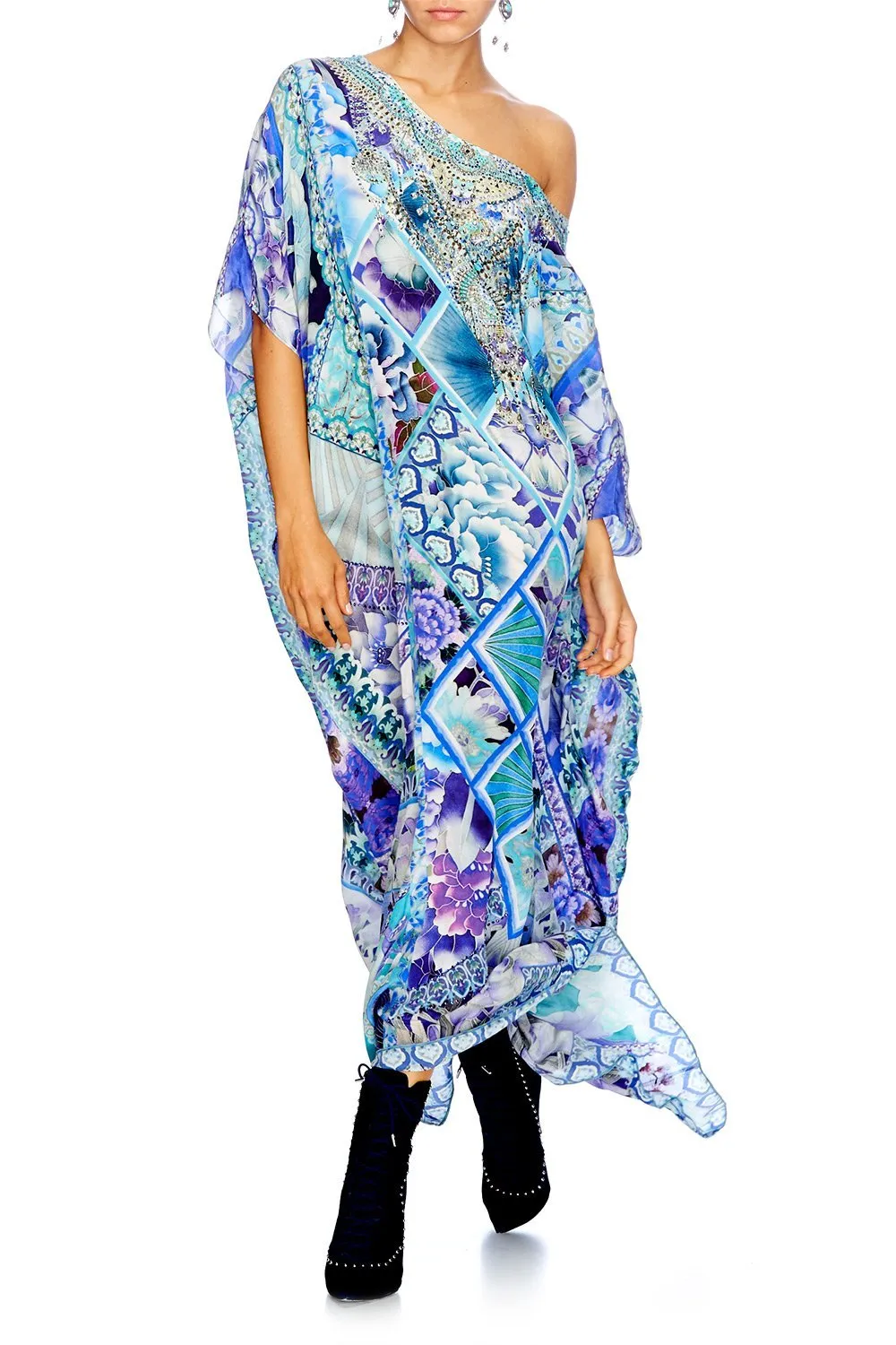 ROUND NECK KAFTAN THE BLUE MARKET