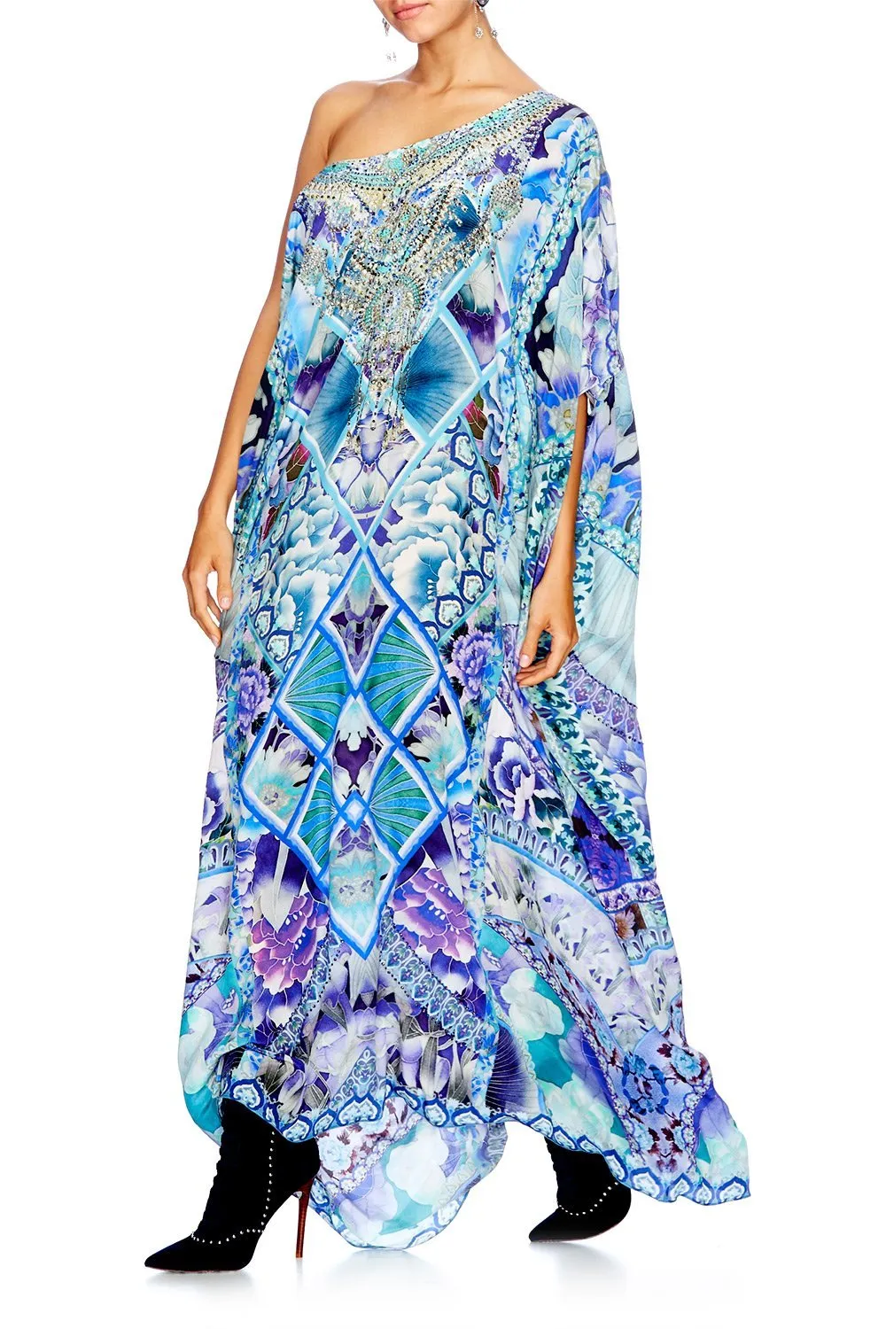 ROUND NECK KAFTAN THE BLUE MARKET