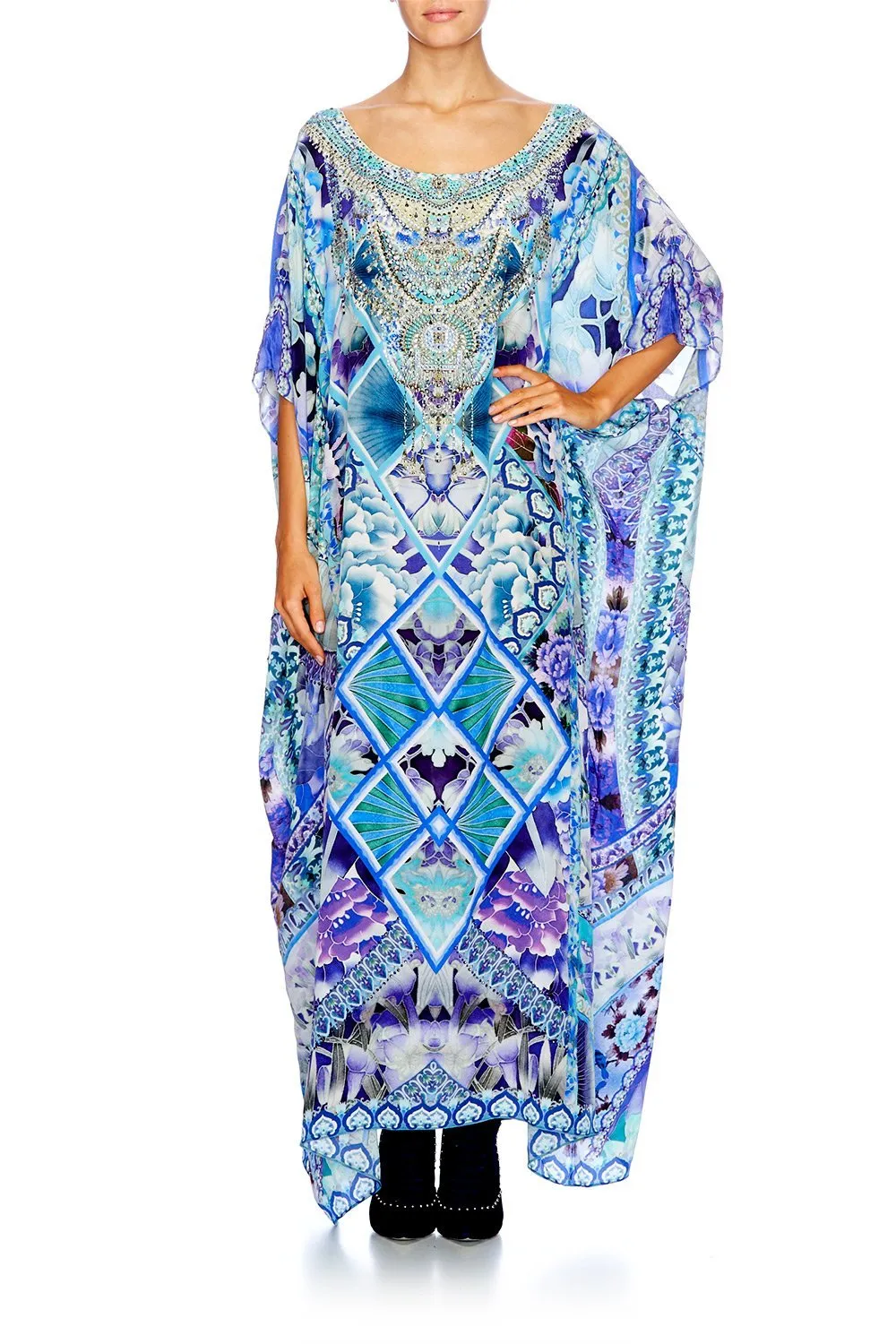 ROUND NECK KAFTAN THE BLUE MARKET