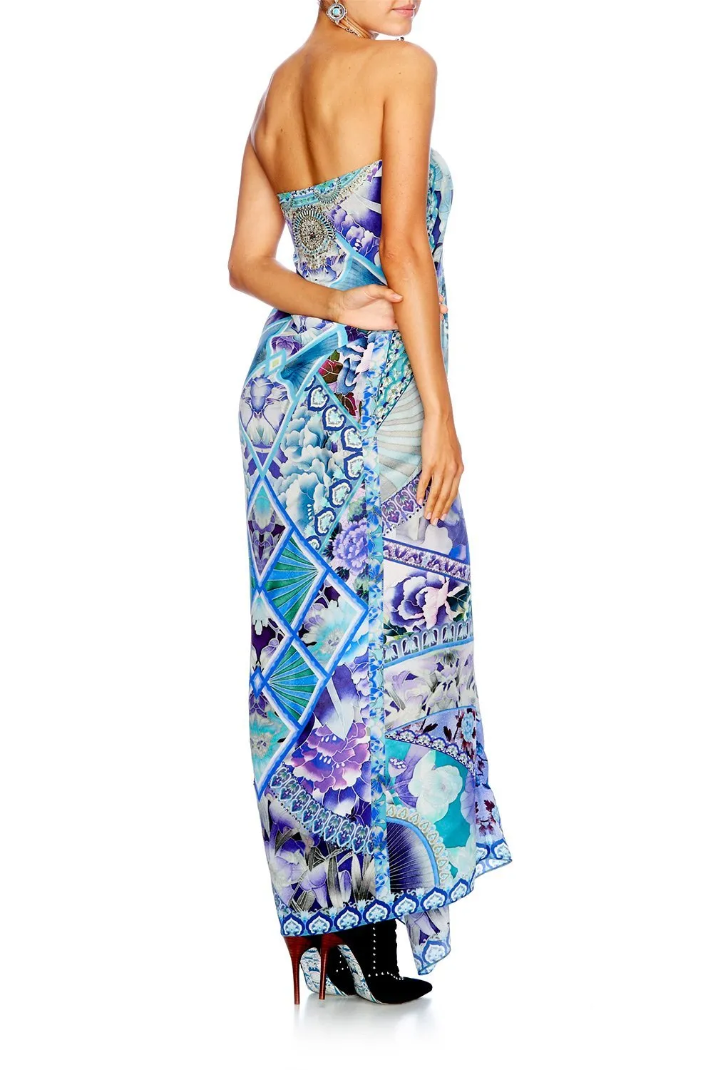 ROUND NECK KAFTAN THE BLUE MARKET