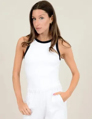 roxanna contrast crewneck bodysuit