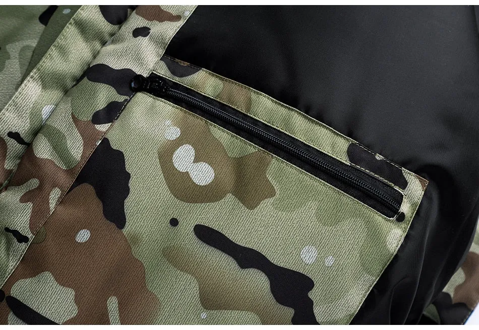 SAENSHING Ski / Snowboarding Set - Black Camo - Mens