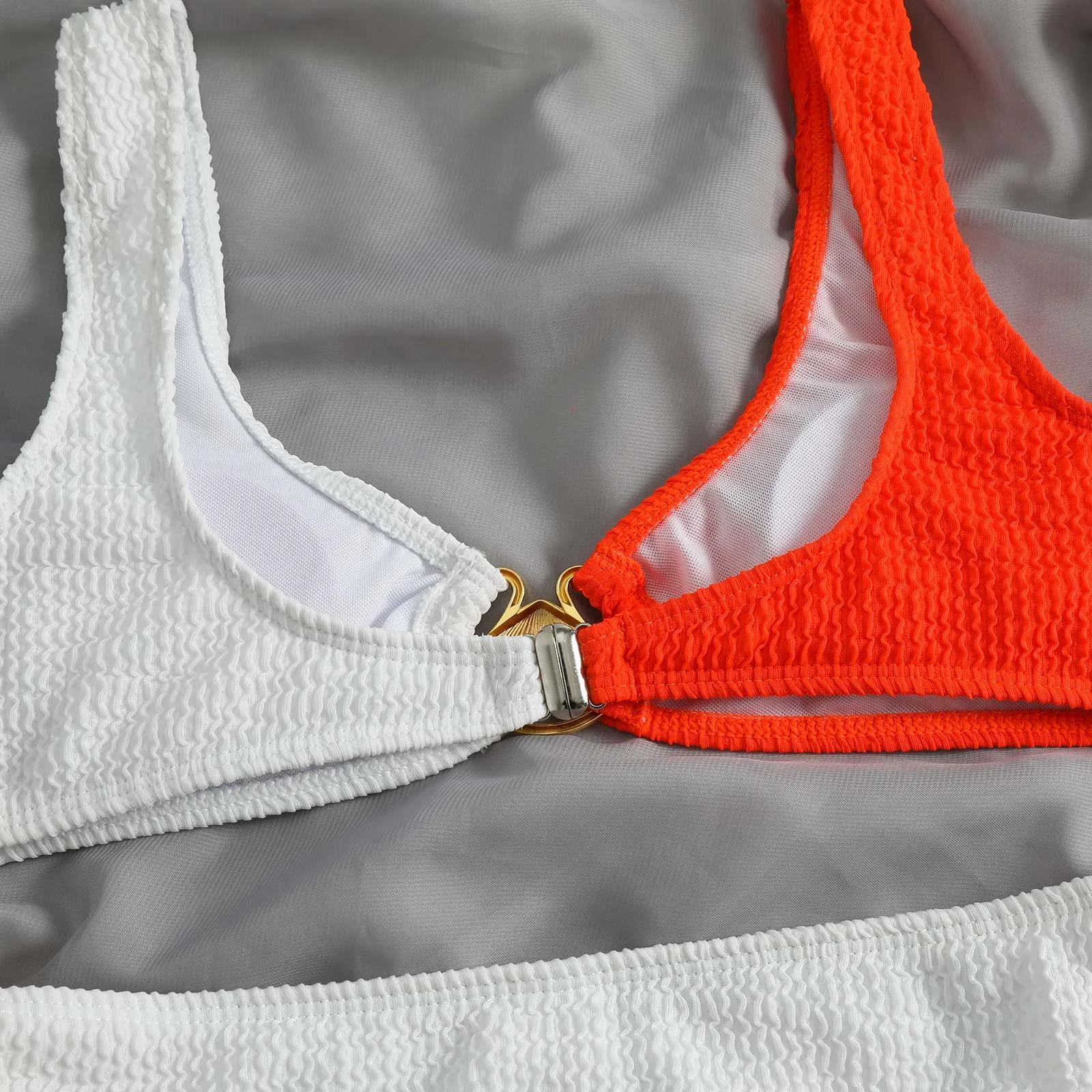 Shell Decoration Shoulder Bikini Sets
